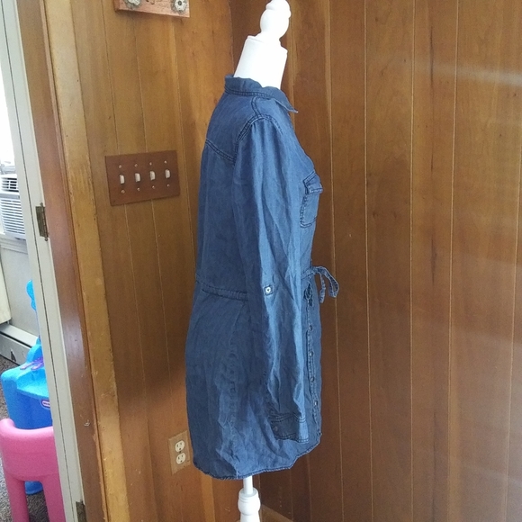 Maurices Long Sleeve Denim Dress - Picture 5 of 8